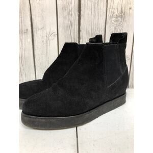 Roberto Del Carlo Black Suede Bootie Size 39